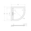 Cezares TRAY-AS-R-80-30-W Душевой поддон, цвет: белый