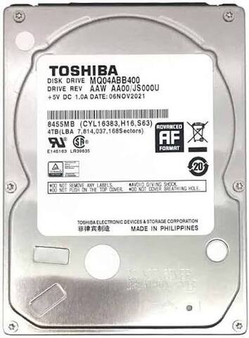 Жесткий диск HDD Toshiba SATA 4TB 2.5