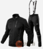 Victory Code Speed Up разминочный лыжный костюм с лямками black - 1