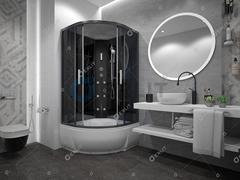 ДУШЕВАЯ КАБИНА ERLIT ER5710TP-C24 100x100x215 ВЫСОКИЙ ПОДДОН