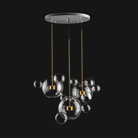 Люстра Balls Circular 14 Bubbles золото диаметр 40см.