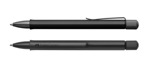 Ручка шариковая Faber-Castell Hexo Matte Black (140577)