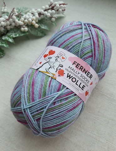 Ferner Wolle Mally Socks Valentinstagsedition 9