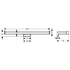 Hansgrohe AddStoris 41748340 Держатель туалетной бумаги двойной, BBC
