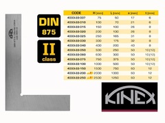 Угольник поверочный 150х100мм кл.2 (УП- плоский) DIN875 Kinex 4033-22-015