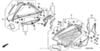 Honda Накладка бака правая черная VFR 1200 F FD 64475-MGE-000