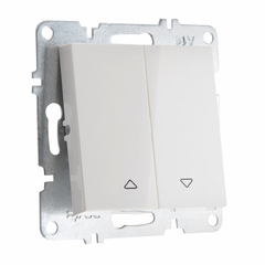 Кнопка 2-клавишная для жалюзи ARVIA Electric, белая 50011000216