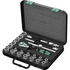 Набор головок с трещоткой Zyklop, 3/8" 8100 SB 1 WERA 05003593001