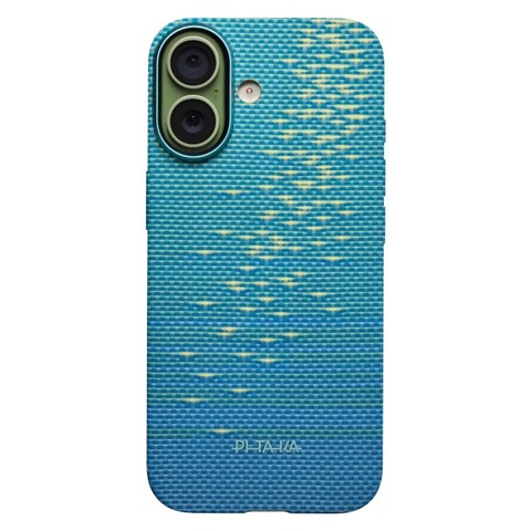 Чехол Pitaka Edge Case для iPhone 17, Лазурный | Lucid Blue
