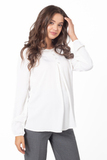 Блузка для беременных 16308 камушки на синем