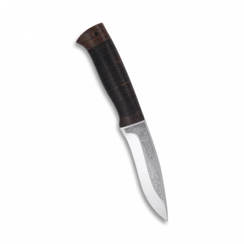 Нож Шаман-2, кожа, 95х18