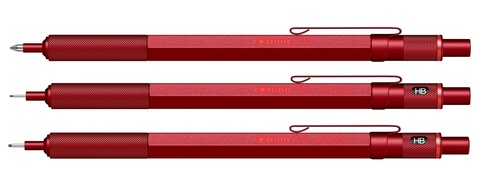 Набор Rotring 600 Red из шариковой ручки и карандашей 0,5 mm; 0,7 mm (R600_Set_Red)
