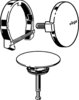 Viega Visign MT5 725815 Комплект накладок (розетка, крышка с аэратором, клапан) для Multiplex Trio, белый, модель 6161.01