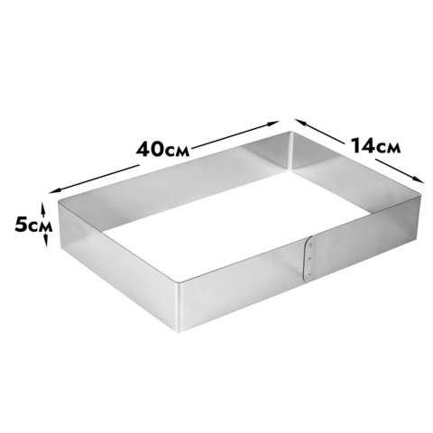 Форма для выпечки, прямоугольник 14*40 см, h=5 см