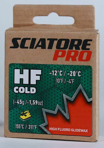 Картинка парафин Sciatore Pro HF 45гр. -12/-20_зеленый - 1
