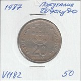 V1182 1987 Португалия 20 эскудо V1182 1987 Португалия 20 эскудо