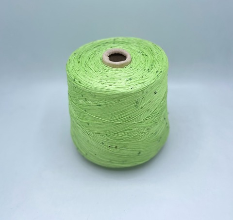 G&G Filati (пр.Италия), art-Lino 510м/100гр, 100%Лен +пайетка, цвет-Салатовый. арт.30402