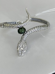 Кобра (серебряный браслет)
