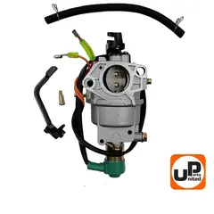 Карбюратор UNITED PARTS 188F/190F, GX390 с эл.-маг. клапаном и рычагом (90-0139)