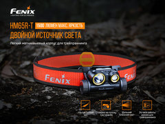 Фонарь налобный Fenix HM65R-T 1500lm аккумуляторный