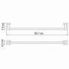 WasserKRAFT Lippe K-6530 Полотенцедержатель, цвет: хром