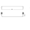 Gessi Goccia 38103#031 Полотенцедержатель 60см, цвет: хром