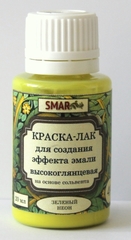 Краска-лак для создания эффекта эмали Цвет №49 Зеленый неон