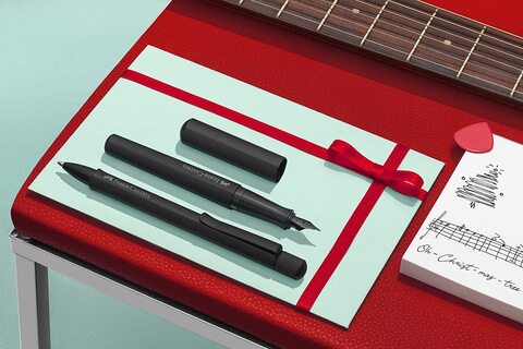 Ручка шариковая Faber-Castell Hexo Matte Black (140577)