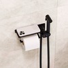 RGW 581408221-04 Гигиенический душ со смесителем RGW SP-221-B Черный (Смеситель/шланг/гигиенический душ/)