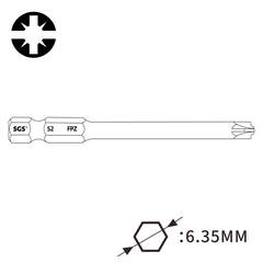 Бита для автоматов Plus/Minus SL/PZ1х50мм S2 10шт SGS 7049PZM 32494-10