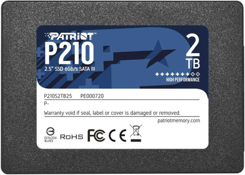 Накопитель SSD 2.5'' Patriot Memory P210S2TB25