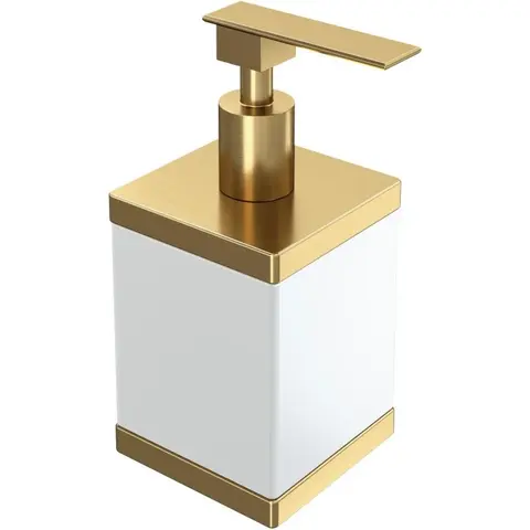Boheme 10969-MG Диспенсер настольный Qubic Matt Gold