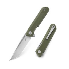 Нож Bestechman Dundee сталь D2, рукоять G10 зеленая (АМ-BMK01B)