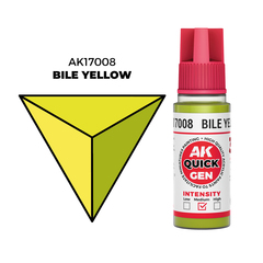 AK Interactive Bile Yellow Quick Gen - контрастная акриловая краска, 18 мл