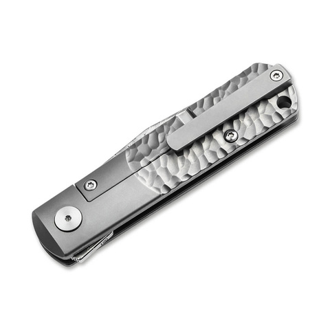 Складной нож Boker Meteorite Damast Platinum Edition, сталь дамаск, 110676DAM