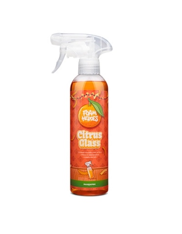 Foam Heroes Универсальный очиститель стекол Citrus Glass (мандарин), 500мл