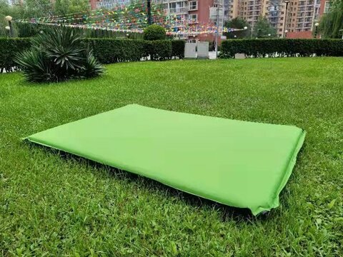 Двухместный самонадувной коврик матрас Nature camping 7 см толщиной, для дома и дачи, для кровати и пола, для кемпинга и треккинга, для охоты и рыбалки