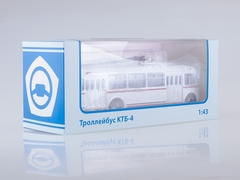Trolleybus KTB-4 white Soviet Bus (SOVA) 1:43