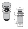 Alcaplast A392ANTIC Донный клапан
