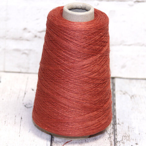 Лен 100% TOSCANO TOSCOLINO 2/26 красно-коричневый