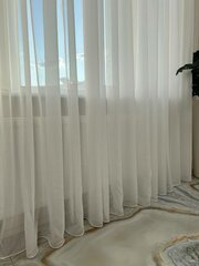 Тюль INVA с утяжелителем 290х500/белый