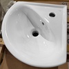 Ideal Standard Eurovit E872701 Угловая раковина 48х40 см, 1 отверстие под смеситель, с отверстием перелива