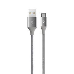 Кабель TTEC AlumiCable USB-C подзарядка и передача данных 2.0, 1,2м, серый космос