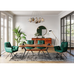 Стол Downtown Walnut 180x90 см
