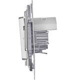 Переключатель одноклавишный IP44 - Legrand Inspiria - 10АХ 250В безвинтовые зажимы - алюминий — фото 5