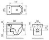 BelBagno Onda BB066CHR Унитаз подвесной безободковый с креплением, цвет: белый