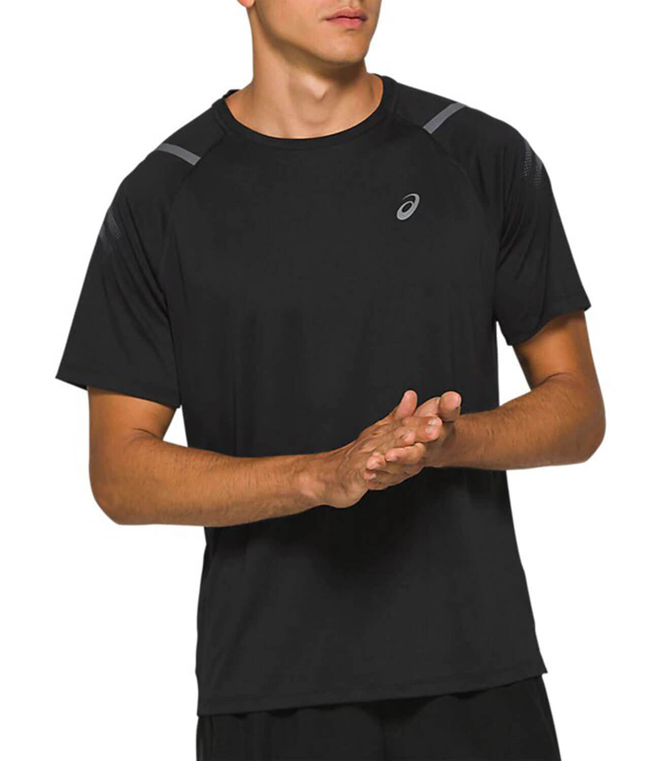 Asics Icon Ss футболка для бега мужская черная