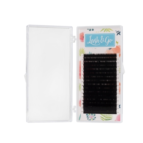 Черные ресницы Lash&Go 0.10/M/13 mm(16 линий)