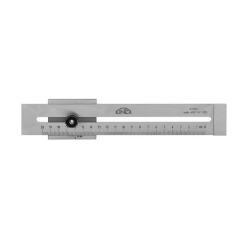 Линейка разметочная 200мм 0,1мм INOX Kinex K-Met 6007-07-020