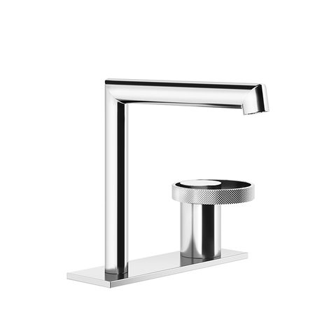Gessi Anello 63315#031 Смеситель для раковины без донного клапана, с соединительными шлангами, цвет: хром
